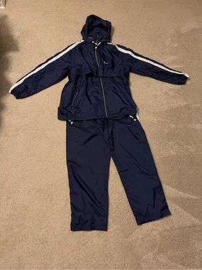 Vintage Navy Nike Windbreaker Tracksuit